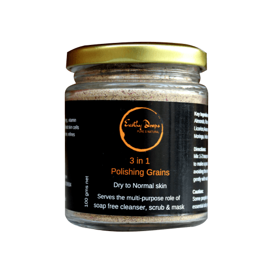 3 in 1 Polishing Grains – Dry to Normal Skin (100gms)
